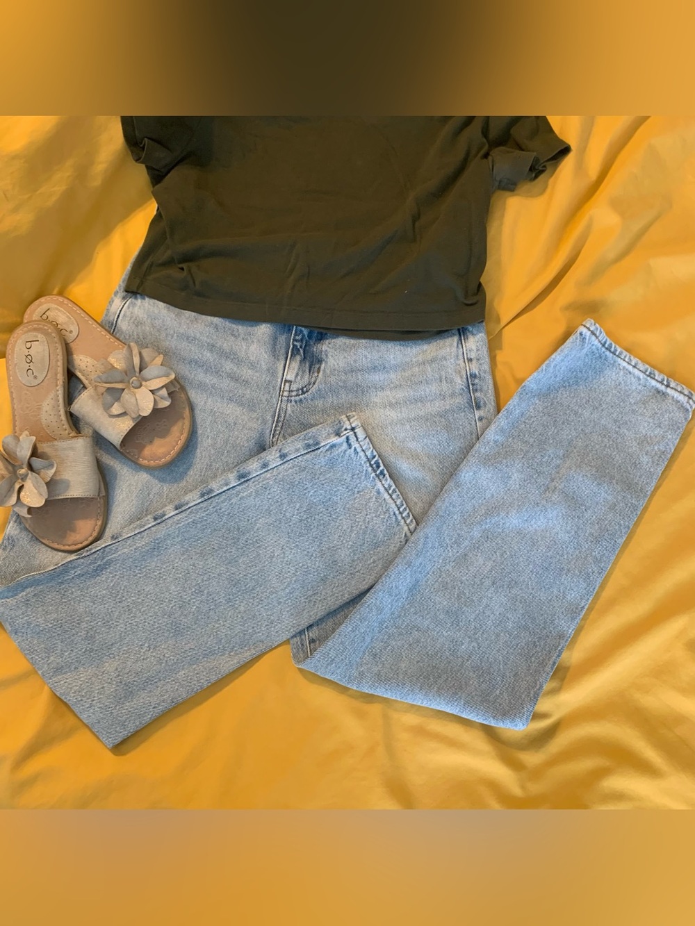 Pacsun Light Blue High-Waist Straight Leg Jeans Sz 24